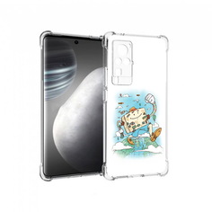Чехол MyPads Tocco для Vivo X60 pro Счастливый чемодан (PT226972.385.166)
