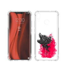 Чехол MyPads Tocco для Honor 8X медведь в дымке (PT118984.69.463)