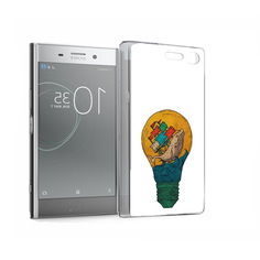 Чехол MyPads Tocco для Sony Xperia XZ Premium кит в лампочке с парусами (PT67145.226.387)