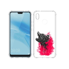 Чехол MyPads Tocco для Huawei P20 Lite медведь в дымке (PT130405.51.463)
