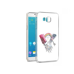 Чехол MyPads Tocco для Samsung Galaxy C7 Pro абстракция руки в татуировках