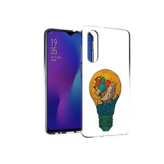 Чехол MyPads Tocco для Huawei P30 кит в лампочке с парусами