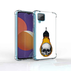 Чехол MyPads Tocco для Samsung Galaxy M12 череп в лампочке (PT226930.536.676)