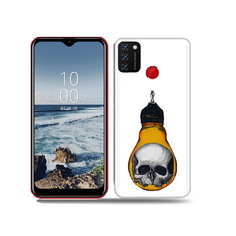 Чехол MyPads Tocco для BQ 6631G Surf череп в лампочке