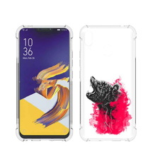 Чехол MyPads Tocco для Asus ZenFone 5 медведь в дымке