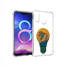Чехол MyPads Tocco для Honor 8C кит в лампочке с парусами (PT121522.29.387)