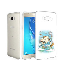 Чехол MyPads Tocco для Samsung Galaxy J7 Счастливый чемодан