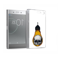 Чехол MyPads Tocco для Sony Xperia XZ Premium череп в лампочке (PT67145.226.676)