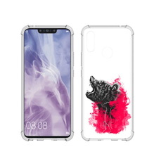 Чехол MyPads Tocco для Huawei Nova 3i медведь в дымке (PT227100.63.463)