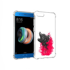 Чехол MyPads Tocco для Xiaomi Mi Note 3 медведь в дымке (PT99401.307.463)