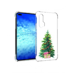 Чехол MyPads Елка новогодняя с подарками акварель для Huawei Honor V30 Pro/View 30 Pro