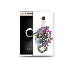 Чехол MyPads Tocco для Alcatel 5 нарисованный скелет на скейт борде (PT110913.675.512)