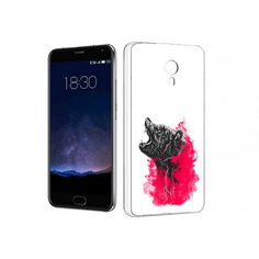 Чехол MyPads Tocco для Meizu Pro 5 медведь в дымке (PT18126.86.463)