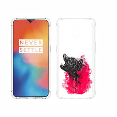 Чехол MyPads Tocco для OnePlus 6T медведь в дымке