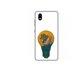 Чехол MyPads Tocco для ZTE Blade A3 2020 кит в лампочке с парусами (PT226941.466.387)