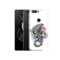 Чехол MyPads Tocco для ZTE Nubia Z17 нарисованный скелет на скейт борде (PT75244.452.512)