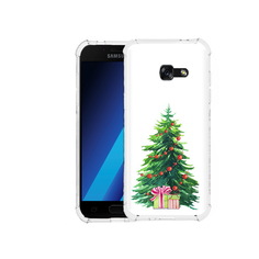 Чехол MyPads Tocco для Samsung Galaxy A7 (2017) Елка новогодняя с подарками акварель