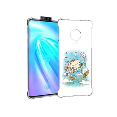 Чехол MyPads Tocco для Vivo NEX 3 Счастливый чемодан (PT136035.381.166)