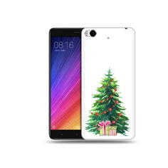 Чехол MyPads Tocco для Xiaomi Mi 5S Елка новогодняя с подарками акварель (PT91899.330.78)