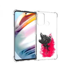 Чехол MyPads Tocco для Motorola Moto G60 медведь в дымке (PT227068.360.463)