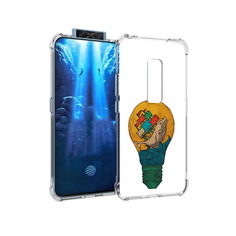 Чехол MyPads Tocco для Vivo V17 Pro кит в лампочке с парусами (PT226965.387.387)
