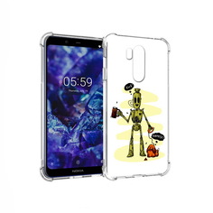 Чехол MyPads Tocco для Nokia X7 прикольный робот (PT123767.122.557)