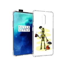 Чехол MyPads Tocco для OnePlus 7T Pro прикольный робот (PT139735.142.557)