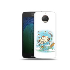 Чехол MyPads Tocco для Motorola Moto G5S Plus Счастливый чемодан (PT75337.377.166)
