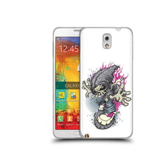 Чехол MyPads Tocco для Samsung Galaxy Note 3 нарисованный скелет на скейт борде
