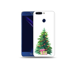 Чехол MyPads Tocco для Honor 8 Pro Елка новогодняя с подарками акварель (PT66177.42.78)