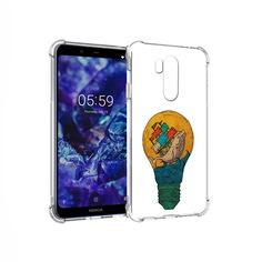 Чехол MyPads Tocco для Nokia X7 кит в лампочке с парусами (PT123767.122.387)