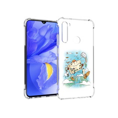 Чехол MyPads Tocco для Xiaomi Redmi Note 8T Счастливый чемодан (PT140720.278.166)