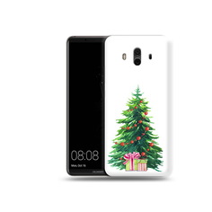 Чехол MyPads Tocco для Huawei Mate 10 Елка новогодняя с подарками акварель (PT88364.53.78)