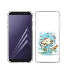 Чехол MyPads Tocco для Samsung Galaxy A6 (2018) Счастливый чемодан (PT111558.582.166)