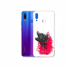 Чехол MyPads Tocco для Honor Play медведь в дымке
