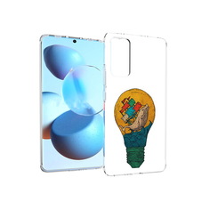 Чехол MyPads Tocco для Xiaomi Mi Civi кит в лампочке с парусами (PT172370.274.387)