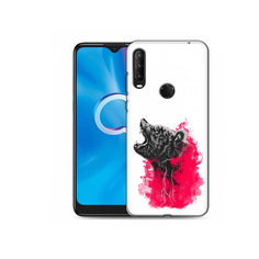 Чехол MyPads Tocco для Alcatel 1SE (2020) 5030D медведь в дымке (PT152068.668.463)