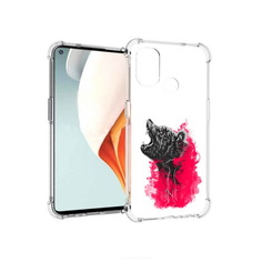 Чехол MyPads Tocco для OnePlus Nord N100 медведь в дымке (PT227045.141.463)