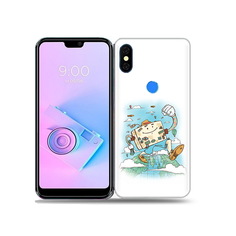 Чехол MyPads Tocco для BQ 5731L Счастливый чемодан