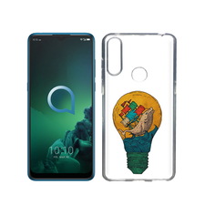 Чехол MyPads Tocco для Alcatel 3X кит в лампочке с парусами (PT227136.670.387)