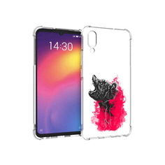 Чехол MyPads Tocco для Meizu Note 9 медведь в дымке (PT134513.88.463)
