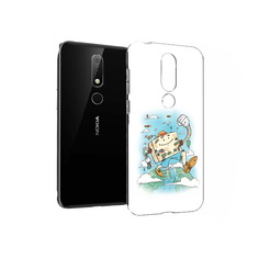 Чехол MyPads Tocco для Nokia X6 Счастливый чемодан (PT115295.99.166)