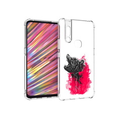 Чехол MyPads Tocco для Vivo V15 медведь в дымке (PT127905.397.463)