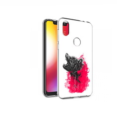 Чехол MyPads Tocco для Motorola One медведь в дымке (PT126881.369.463)