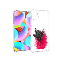 Чехол MyPads Tocco для Vivo IQOO 7 медведь в дымке