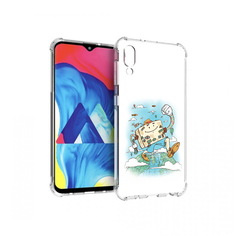 Чехол MyPads Tocco для Samsung Galaxy M10 Счастливый чемодан (PT128878.532.166)