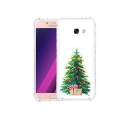 Чехол MyPads Tocco для Samsung Galaxy A5 Елка новогодняя с подарками акварель