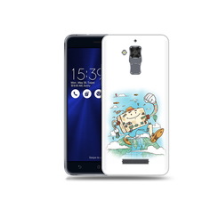 Чехол MyPads Tocco для Asus ZenFone 3 Max ‏(ZC520TL) Счастливый чемодан
