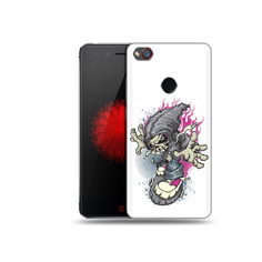 Чехол MyPads Tocco для ZTE Nubia Z11 нарисованный скелет на скейт борде (PT48017.468.512)