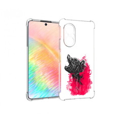 Чехол MyPads Tocco для Honor 50 SE медведь в дымке (PT223907.20.463)